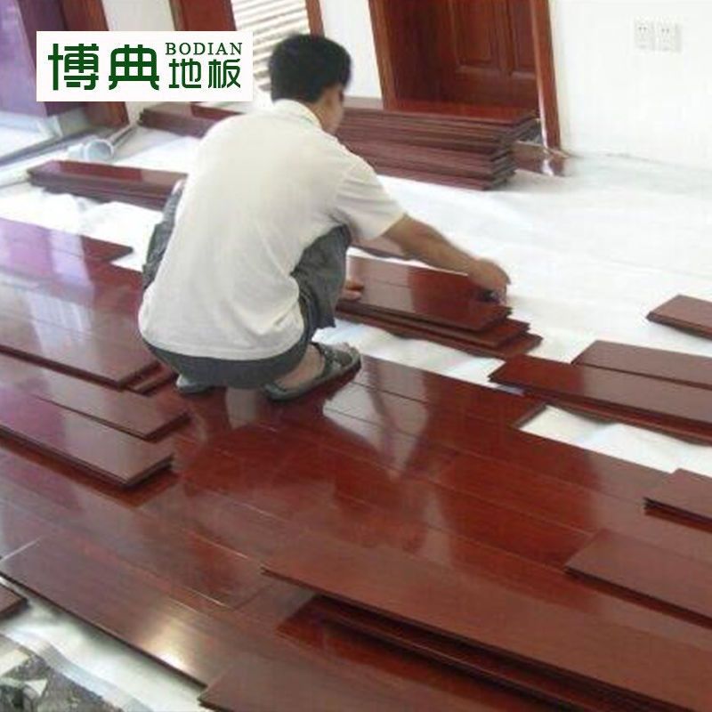 博典地板 实木地板地暖地热实木地板安装