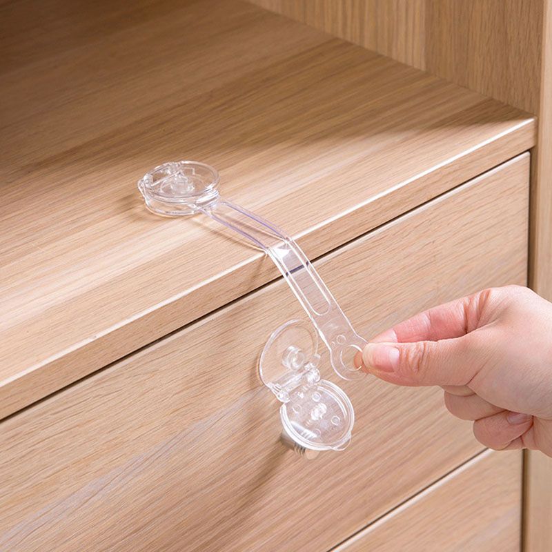 Drawer seamless safety lock anti-baby open drawer lock children's cabinet door refrigerator lock protection child lock buckle anti-pinch hand