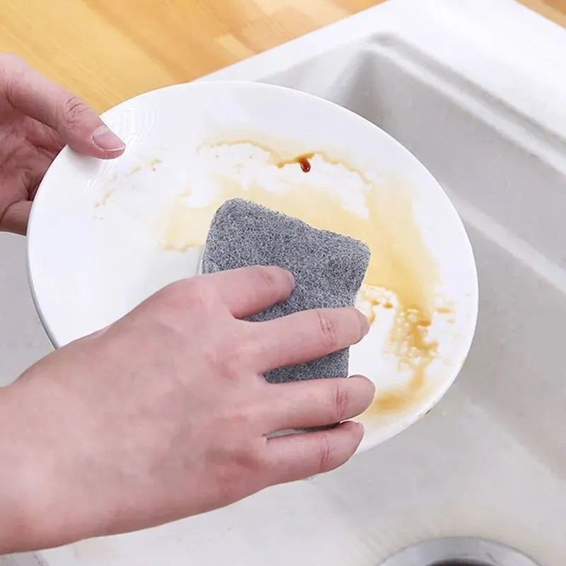 双面多功能灰白洗碗锅去污强海绵擦百洁布厨房神器魔力擦洗碗布