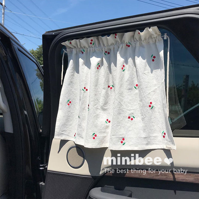 Ins windmill shading curtain baby fresh suction cup children's car curtain sunshade heat insulation sunscreen curtain