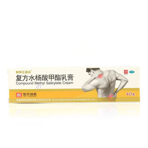 联邦正通高复方水杨酸甲酯乳膏40克扭伤挫伤拉伤劳损筋膜炎