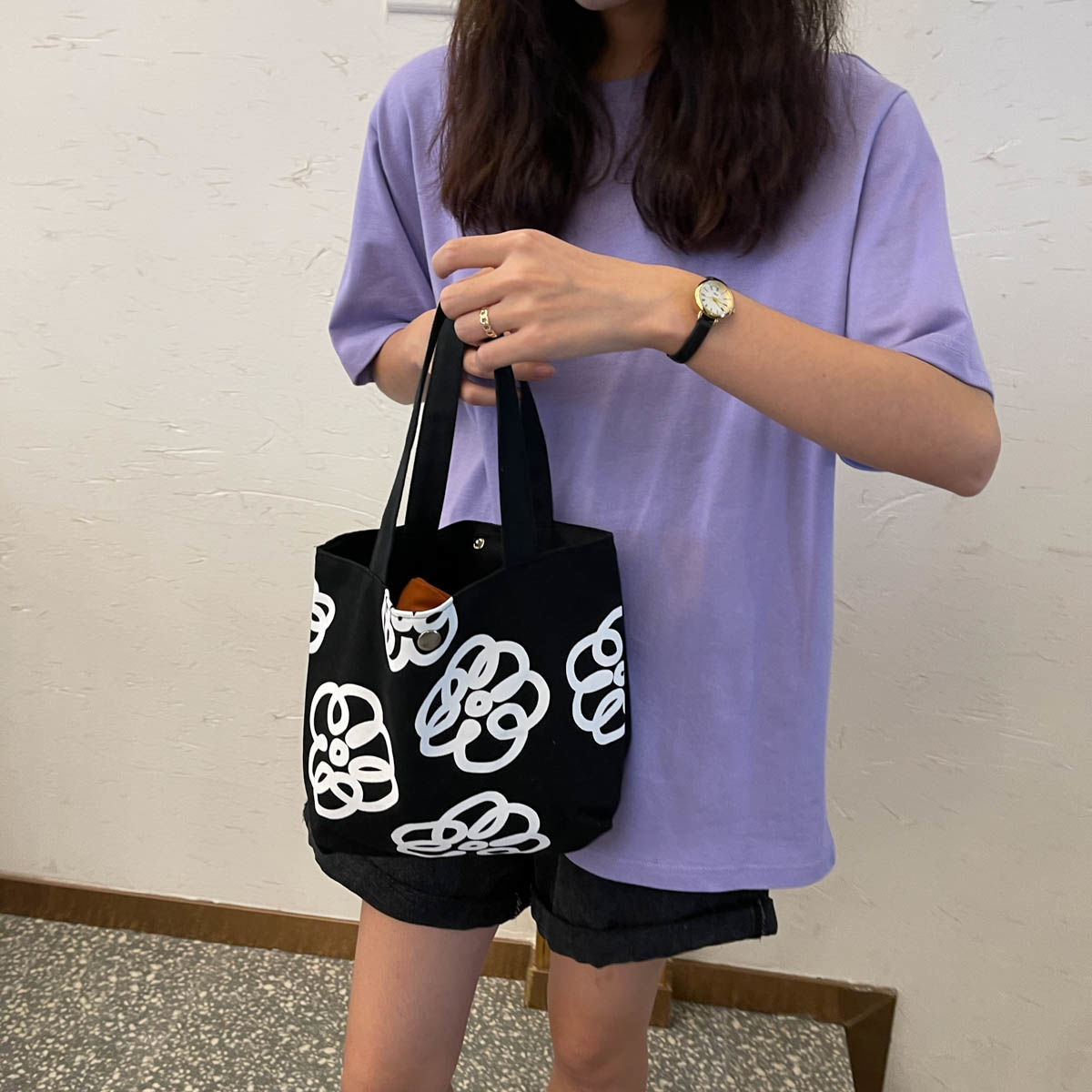包包女2021新款ins迷你帆布包女學生韓版可愛精緻小手提包手拎包
