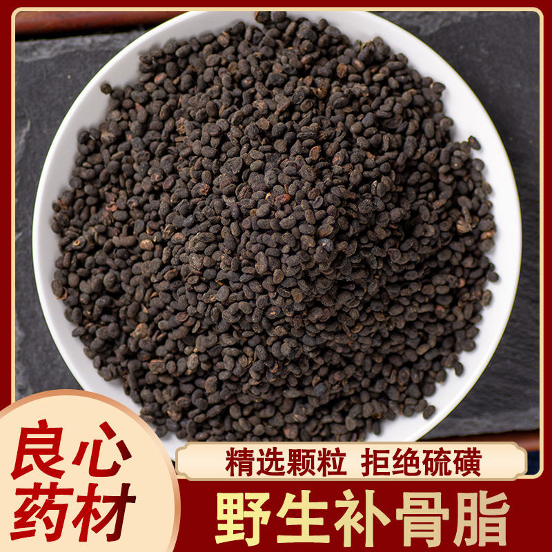 【良心药材】野生补骨脂中药材批发韭菜子泡茶泡水男性无硫新货