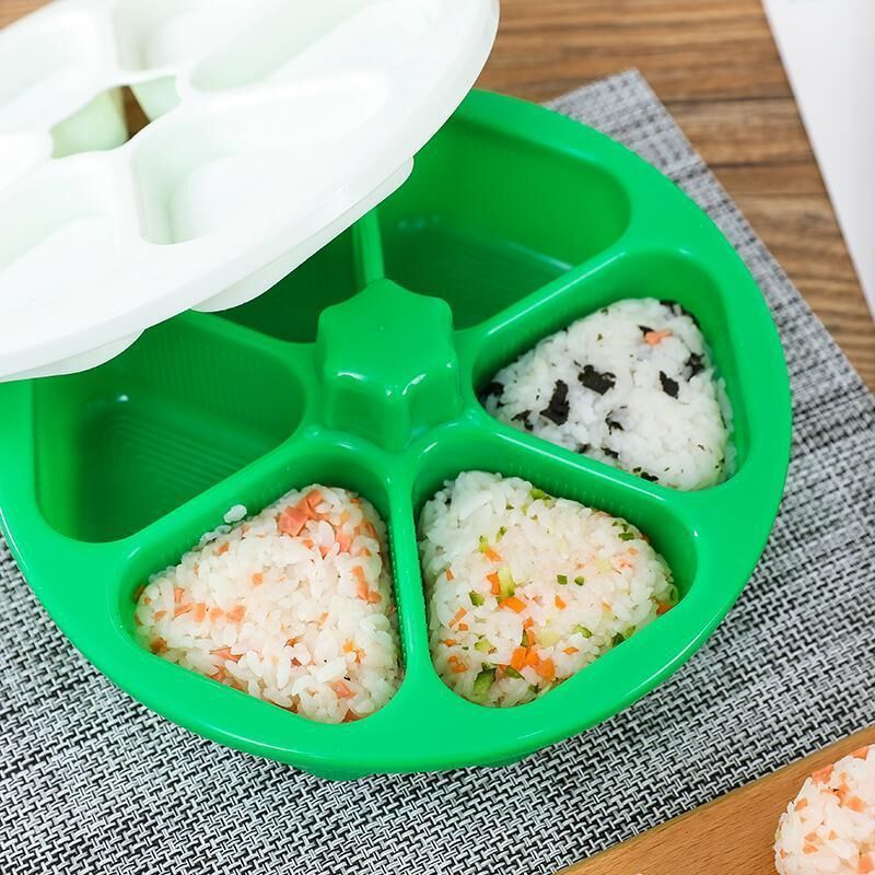 日式寿司磨具六合一 做紫菜包饭制作工具模具盒子三角饭团便当盒
