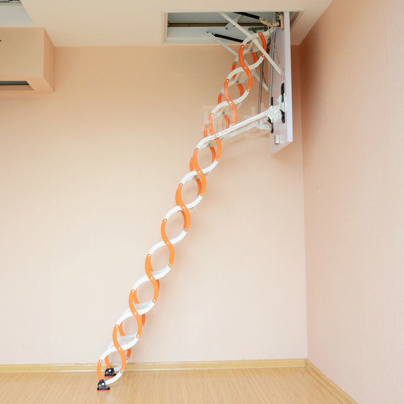 驰步阁楼伸缩楼梯家用折叠升降收缩多功能隐藏整体移动梯子定制