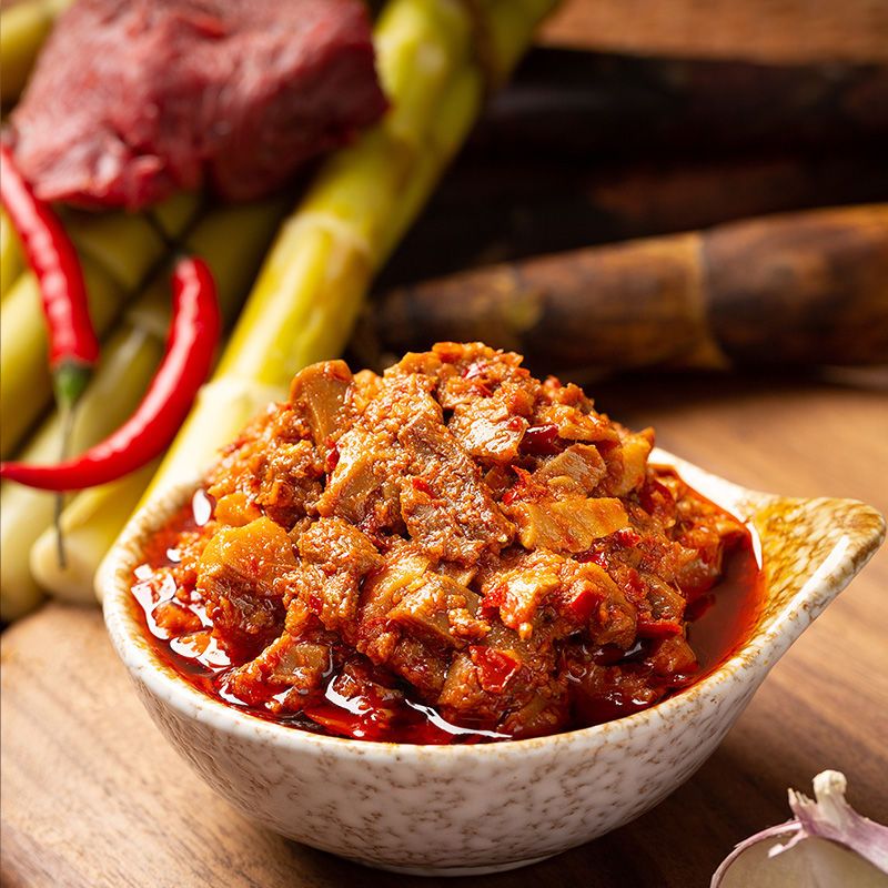 饭扫光香菇牛肉酱4瓶火锅蘸料下饭菜炸酱拌面酱四川特产辣椒酱_爆款_