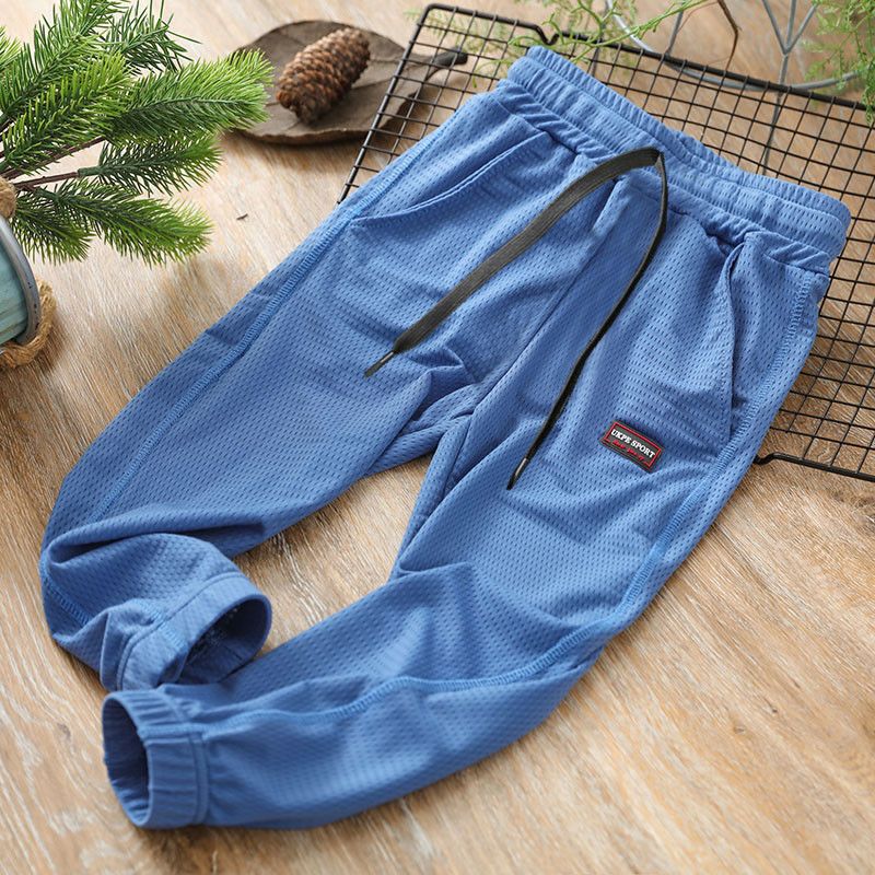 Boys' pants new children's mosquito proof pants in summer middle school children's autumn boys' summer fast drying sweatpants pants trend