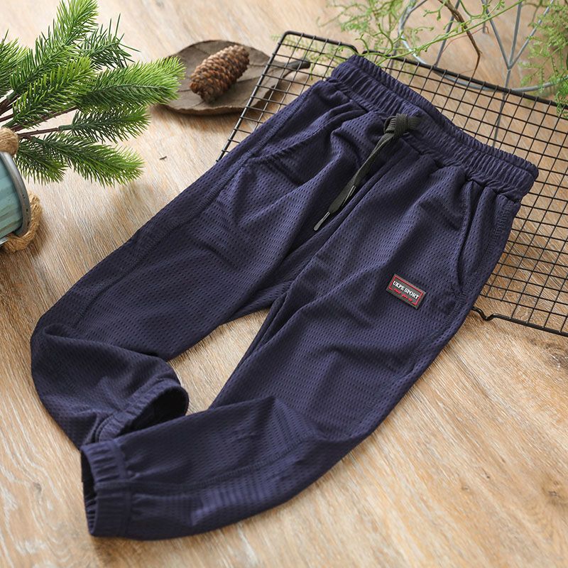 Boys' pants new children's mosquito proof pants in summer middle school children's autumn boys' summer fast drying sweatpants pants trend