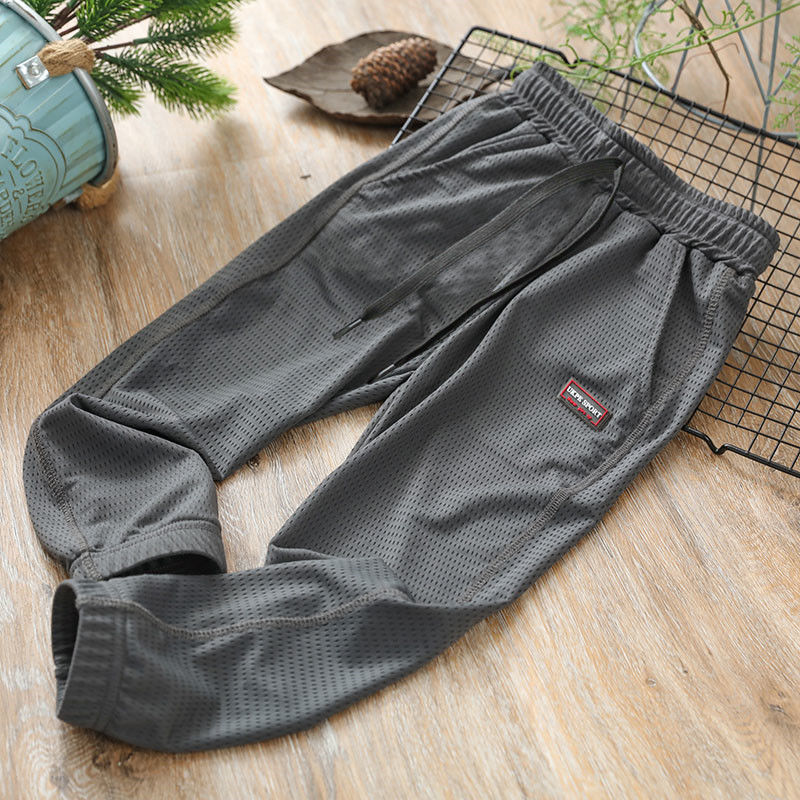 Boys' pants new children's mosquito proof pants in summer middle school children's autumn boys' summer fast drying sweatpants pants trend