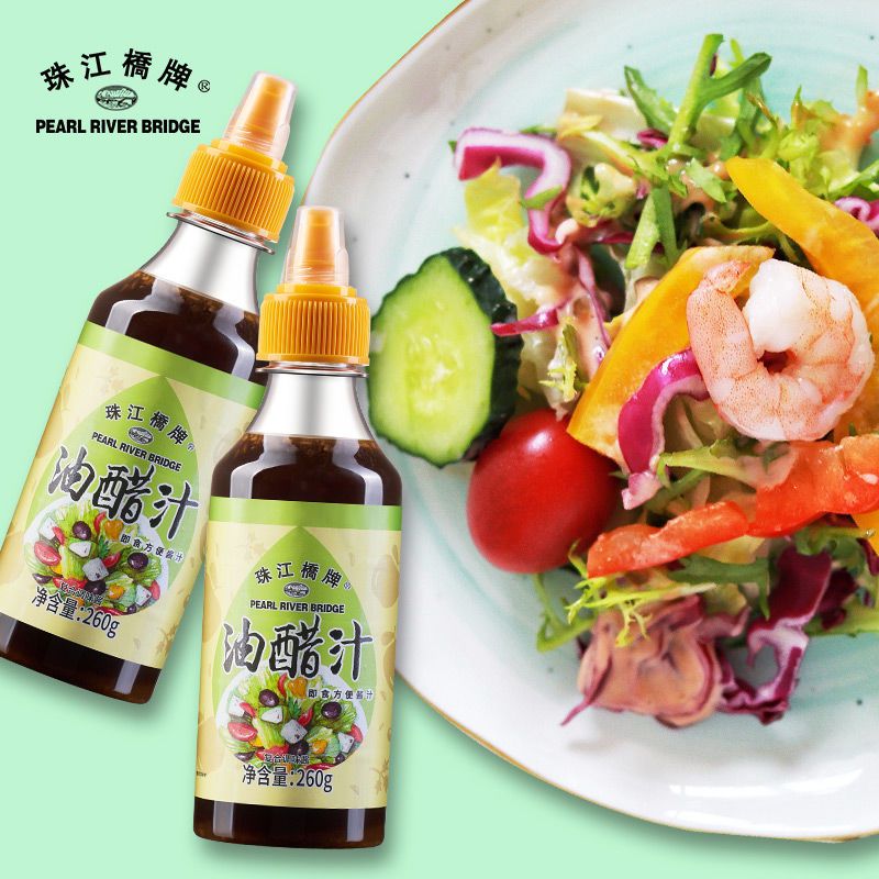 37678-0脂肪油醋汁低脂轻食沙拉汁健身珠江桥牌日式和风沙拉酱蔬菜调料-详情图