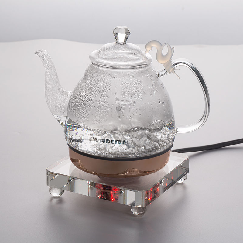 德韵玻璃电水壶自动断电高档小型家用耐用烧水壶小壶功夫茶炉水晶