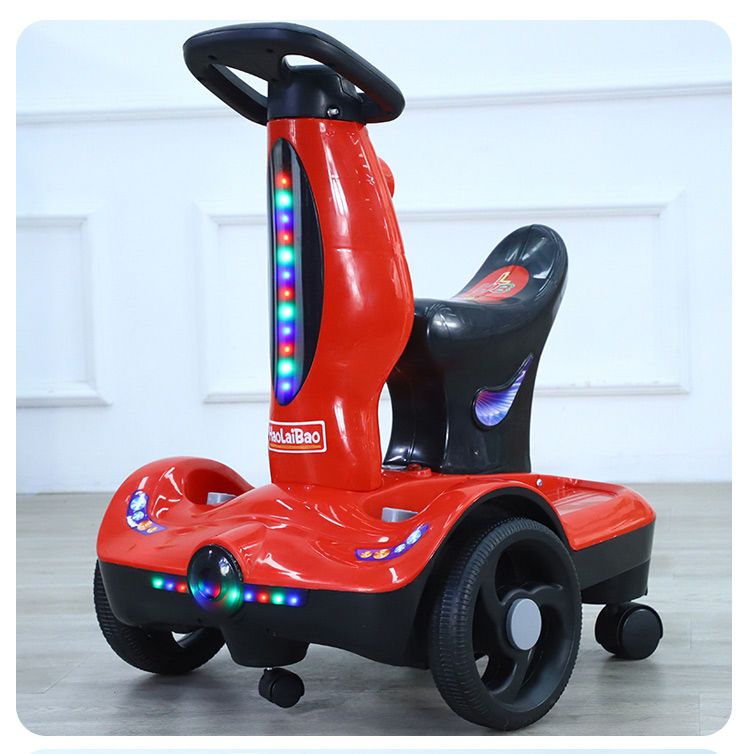 出口德国DIC儿童电动车宝宝旋转平衡车小孩玩具车摩托车新品上市