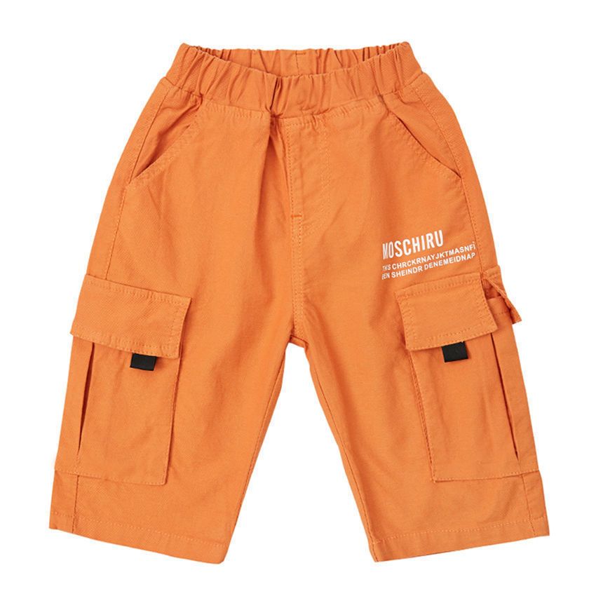 Boys' Summer Work Shorts  new children's foreign style summer pants middle school children's casual sports pants