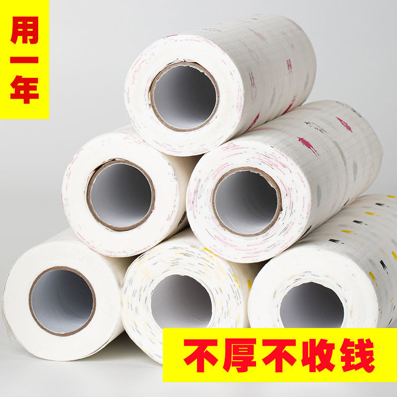54208-懒人抹布厨房用鱼鳞无痕抹布麻布洗碗抹布不沾油一次性厨房抹布-详情图
