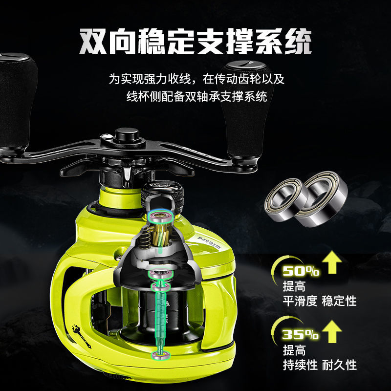 88614-CT150超轻顺滑防炸线进口轴承水滴轮远投8速6速渔轮渔具-详情图