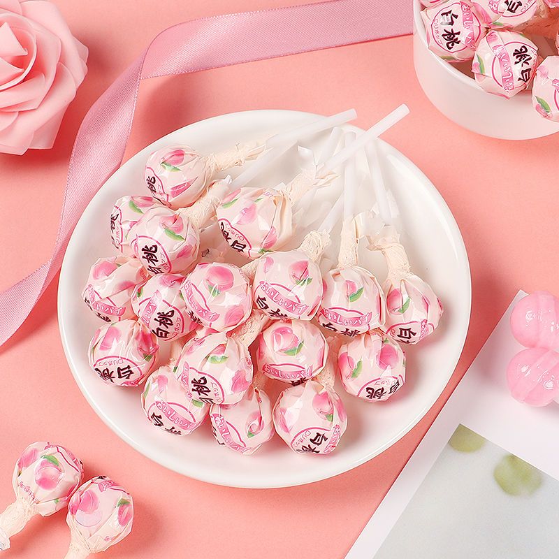 网红棒棒糖果花束送人高颜值随身携带混合水果味硬喜糖小零食批发 虎窝拼