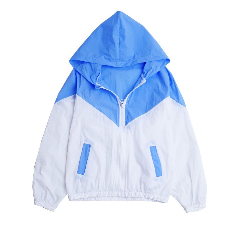 Boys' sun protection clothing 2022 new Korean version of the light and breathable boy summer coat in the big children's children's sun protection clothing