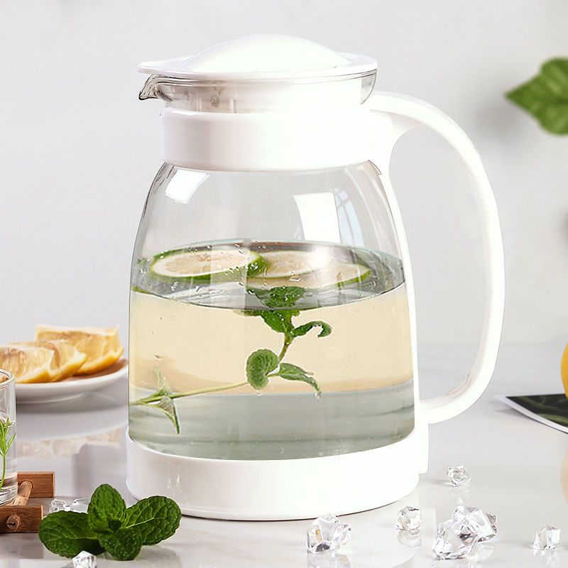 冷水壶大容量玻璃耐高温凉白开水杯茶壶套装家用果汁壶防爆凉水壶