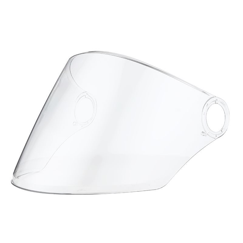 白色透明镜片高清彩色镜片茶色防晒头盔镜片通用挡风面罩遮阳玻璃