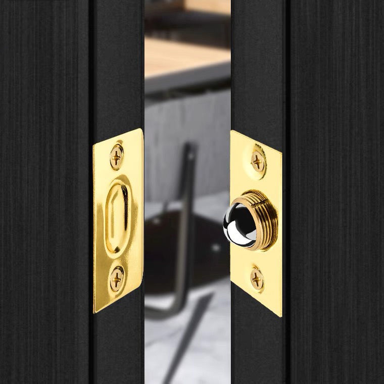 门用开关碰珠 房门铜门锁宾馆KTV隐形锁扣大门弹簧门碰门挡卡扣顶