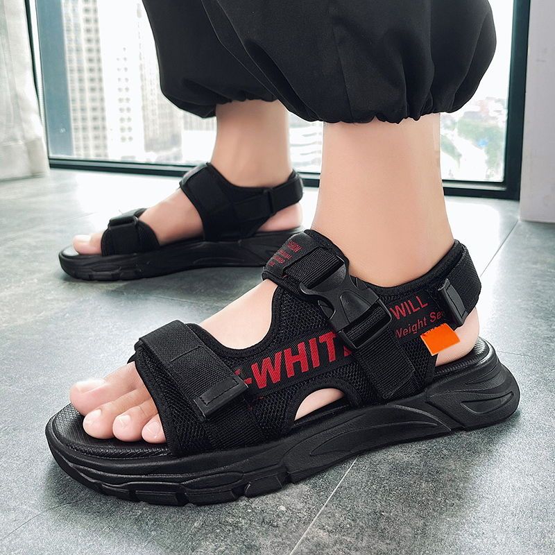 New summer sandals men's non-slip beach shoes personality outerwear dual-use slippers casual breathable sandals flip flops