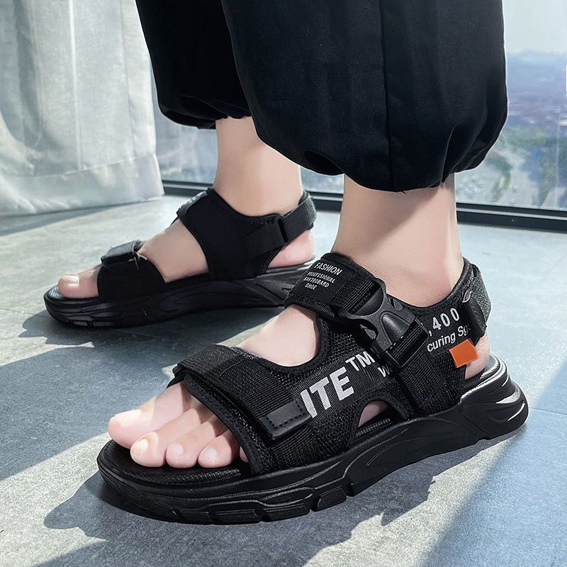 New summer sandals men's non-slip beach shoes personality outerwear dual-use slippers casual breathable sandals flip flops