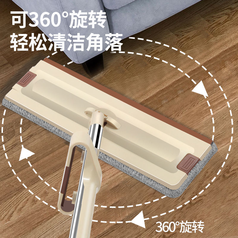 106117-【耐用】免手洗平板拖把大号懒人拖把一拖净家用拖地神器干湿两用-详情图