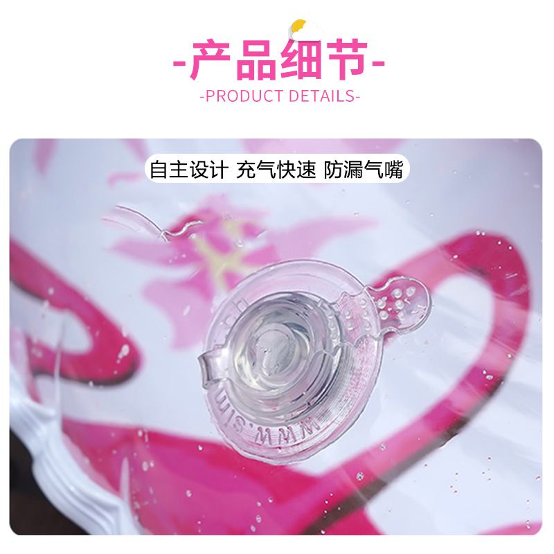 37681-ins风儿童游泳圈加厚成人男女救生圈小孩腋下坐圈宝宝充气浮圈-详情图