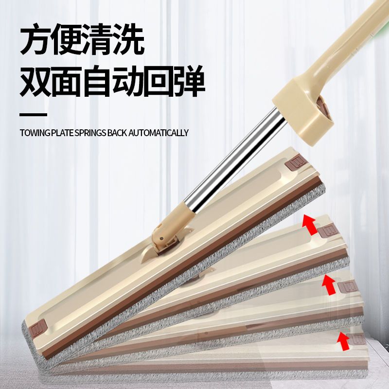 106117-【耐用】免手洗平板拖把大号懒人拖把一拖净家用拖地神器干湿两用-详情图