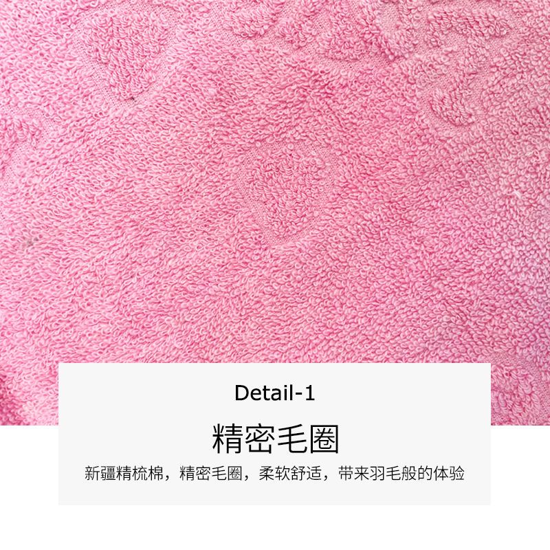 37815-毛巾纯棉吸水柔软不掉毛家用成人男女儿童洗脸巾批发-详情图