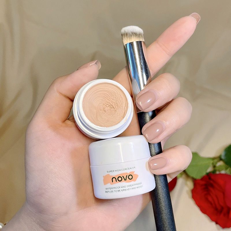 NOVO遮瑕膏神器遮蓋斑點痘印痘痘遮紋身黑眼圈修容防水不脫妝學生