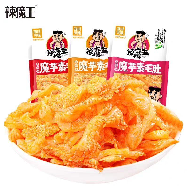 54171-辣魔王魔芋爽素毛肚麻辣魔芋丝食品辣条素肉整箱小吃零食休闲出游-详情图