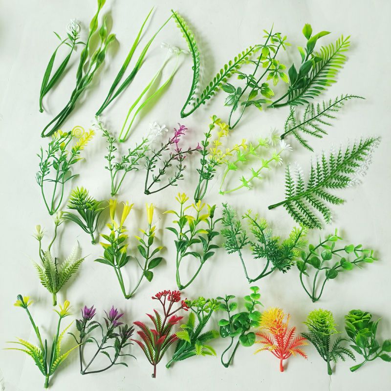 仿真配草鲜花花束点缀插花假花塑料水草尤加利婚庆花艺植物墙装饰 虎窝拼 仿真配草鲜花花束点缀插花假花塑料水草尤加利婚庆花艺植物墙装饰 虎窝拼