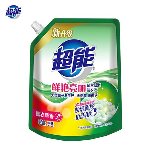 37752-超能洁净柔护洗衣液促销装香味持久袋装柔顺舒适薰衣草香家用实惠-详情图