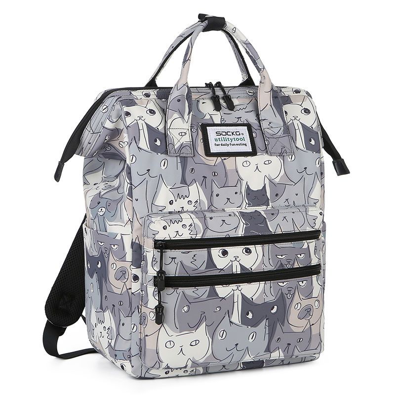 Neue, originale, geräumige und leichte 15,6-Zoll-Laptoptasche mit zwei Schultergurten, geeignet für Mittel- und Oberstufe._voghion.com