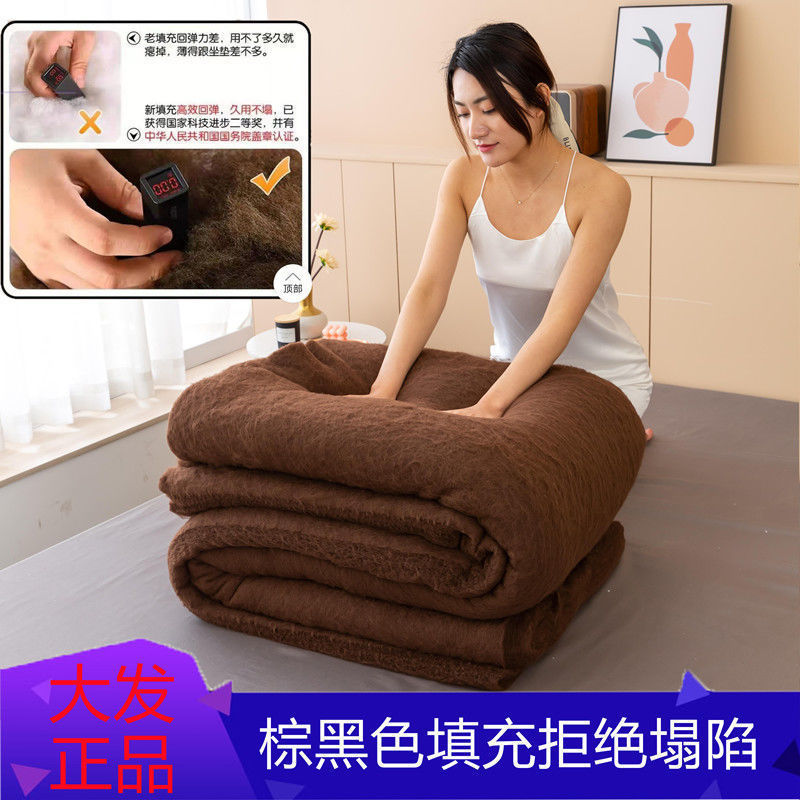 54184-四季床垫加厚防滑褥子学生宿舍单人双人1.5米1.2宽可折叠软垫子-详情图
