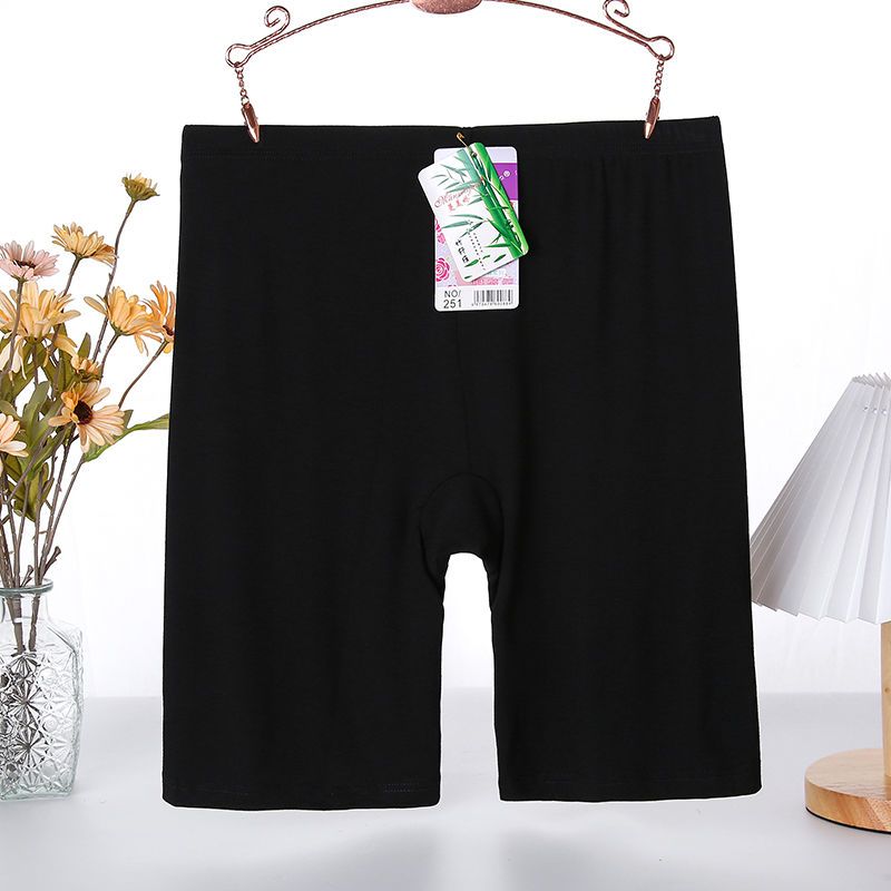Safety pants women's anti-light summer thin section black five-point shorts safety pants fat mm large size leggings women's thin section