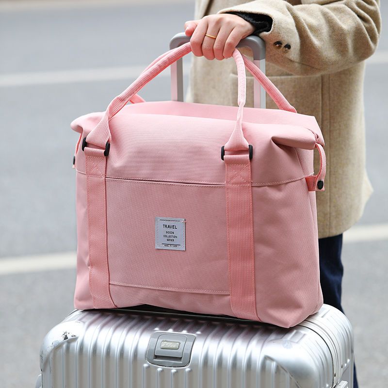 旅行包健身包女短途行李包大容量学生手提旅游轻便防水待产收纳包