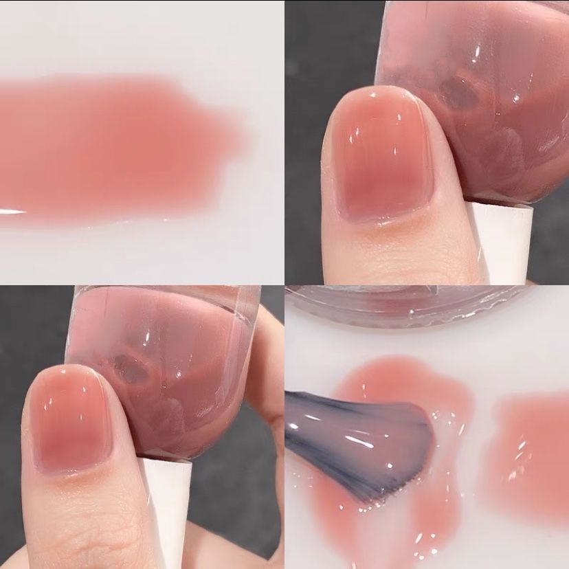 冰透指甲油免烤可撕拉水性無味健康孕嬰可用顯白網紅學生新款流行