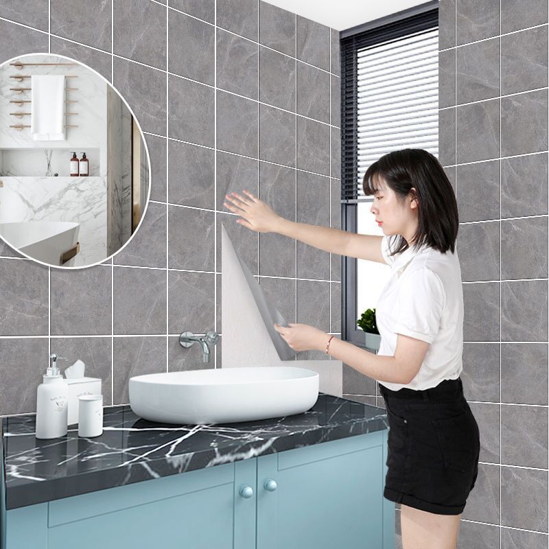 墙纸自粘厨房防油贴膜卫生间墙贴阳台防水耐高温壁纸贴画瓷砖贴纸