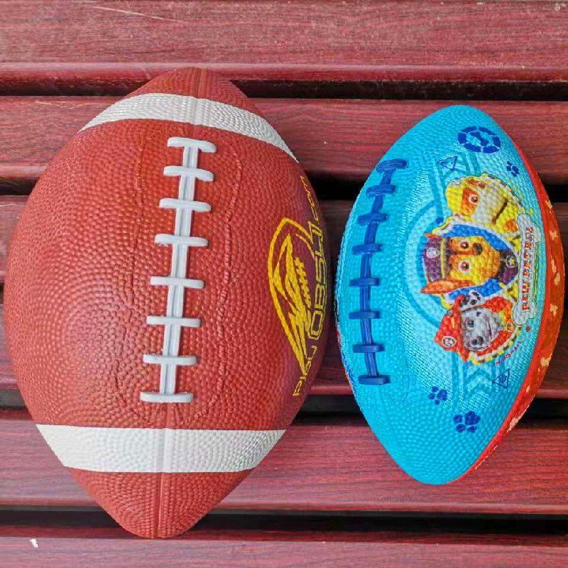 美英式橡胶训练充气橄榄球儿童35号小学生标准比赛幼儿园玩具装备