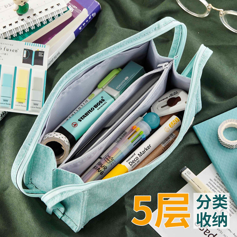 笔袋ins日系女生大容量文具袋学习用品文具盒女韩版可爱铅笔盒女
