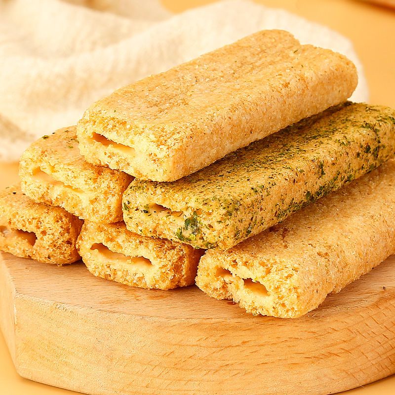 37790-【爆浆夹心多口味】台湾米饼代餐粗粮饼干儿童网红休闲零食320克-详情图