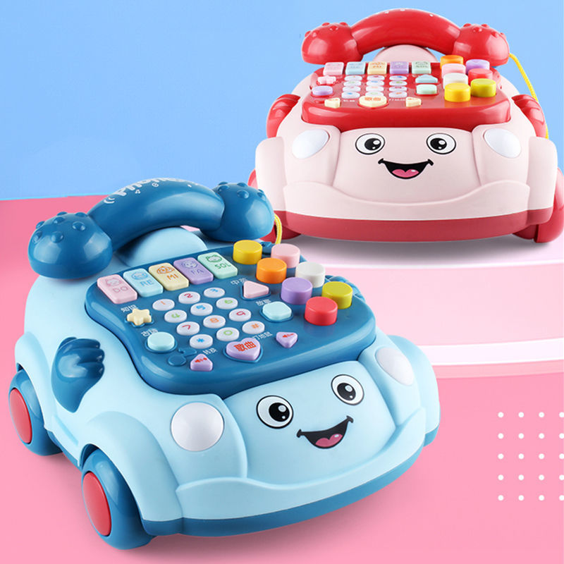 儿童电话机益智早教玩具车婴儿音乐故事机男女宝宝1-3岁2小孩礼物