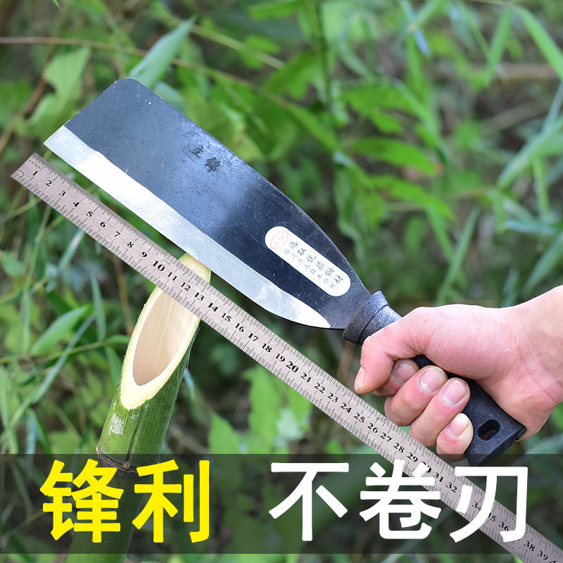 锰钢一体农用柴刀农村砍柴砍树刀进口劈柴刀户外野营开路刀篾竹刀