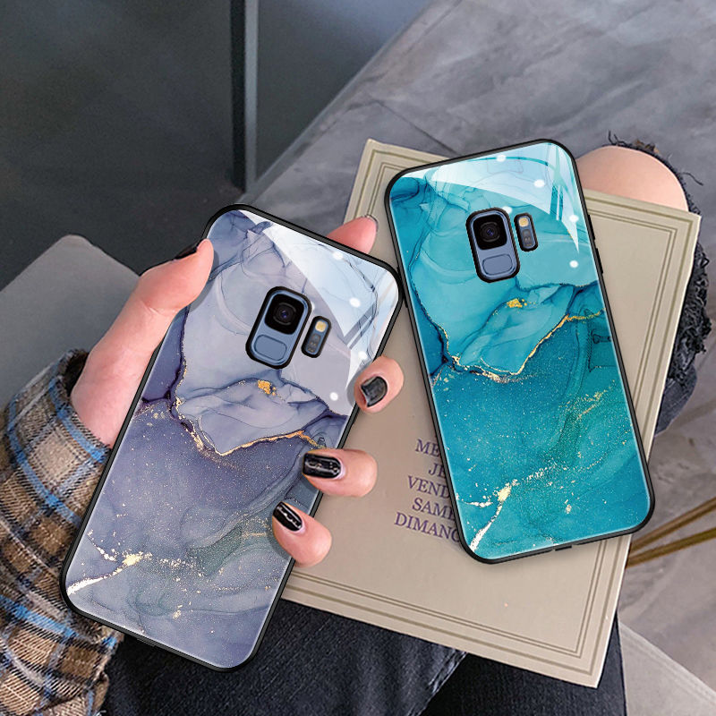 三星S9手机壳超薄防摔玻璃三星S9+/S9Plus全包硅胶创意简约保护壳
