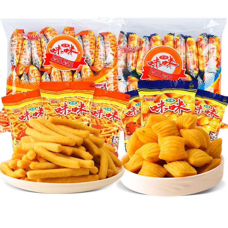 54285-爱尚咪咪虾条蟹味粒网红童年好吃的儿时零食品大礼包休闲小吃整箱-详情图