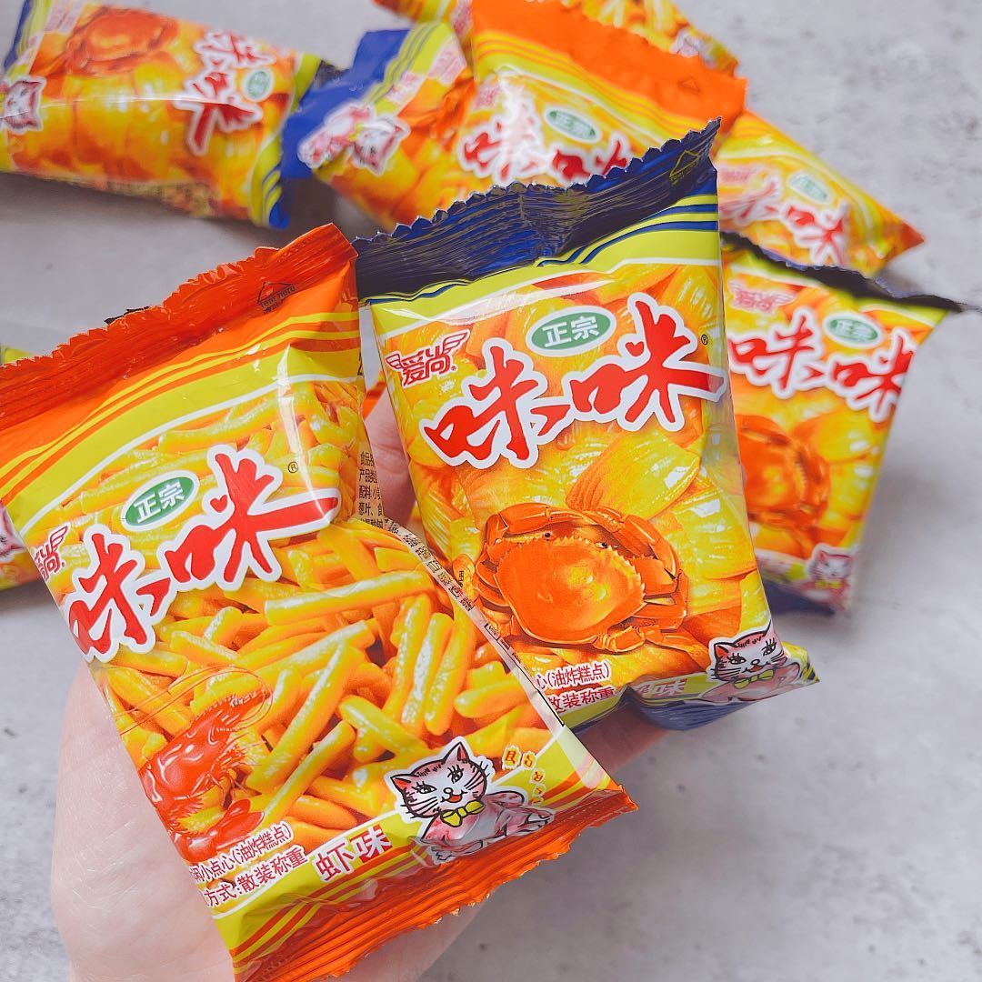 54285-爱尚咪咪虾条蟹味粒网红童年好吃的儿时零食品大礼包休闲小吃整箱-详情图
