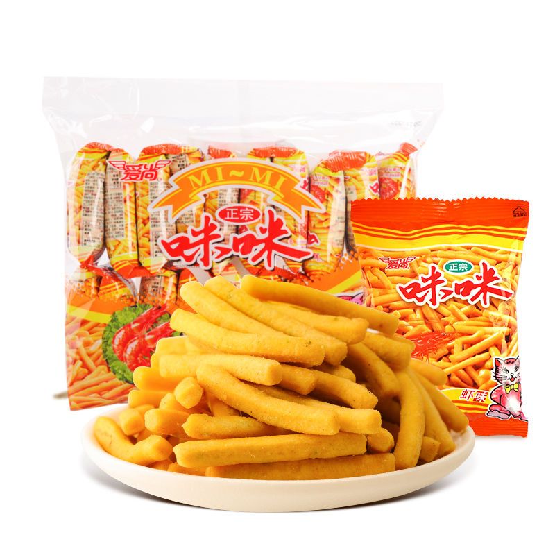 54285-爱尚咪咪虾条蟹味粒网红童年好吃的儿时零食品大礼包休闲小吃整箱-详情图