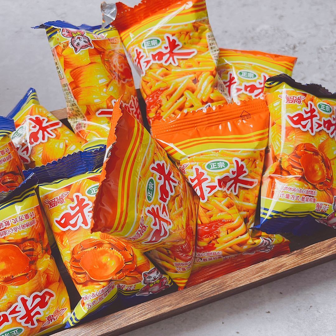 54285-爱尚咪咪虾条蟹味粒网红童年好吃的儿时零食品大礼包休闲小吃整箱-详情图